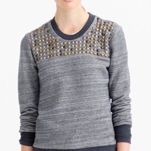 J Crew Studded Sweater